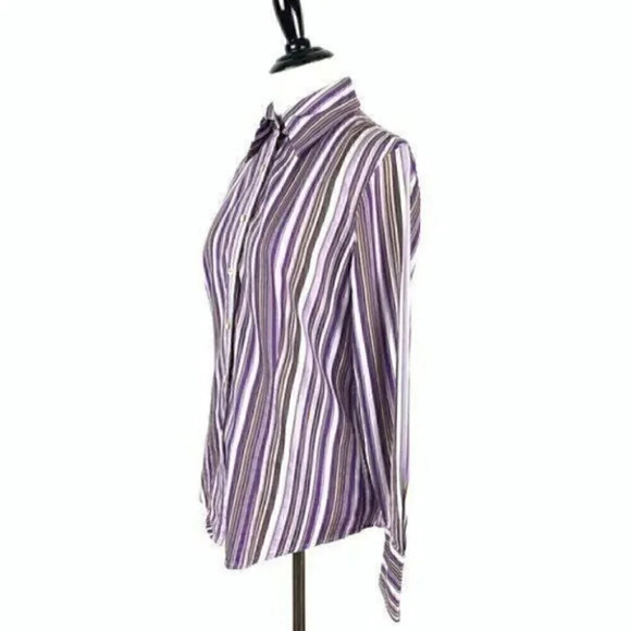 Jones New York signature women’s top size S purple - Picture 7 of 9